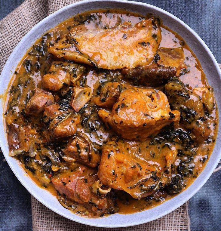 Onugbu Soup and Semo